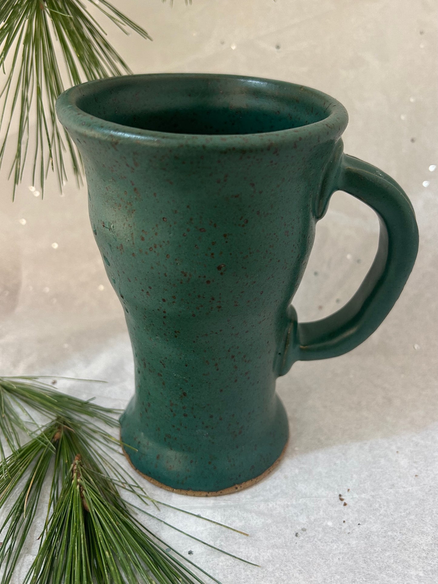 Tall Green Mug